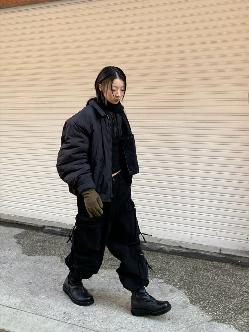  CROP BLOUSON PUFFER