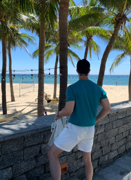 Mouse Biowashing Summer Cool Basic Shorts