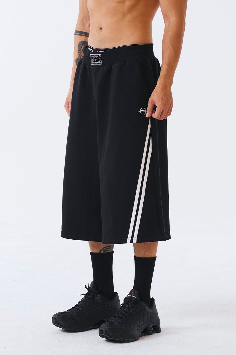 Solid Bermuda Shorts Black