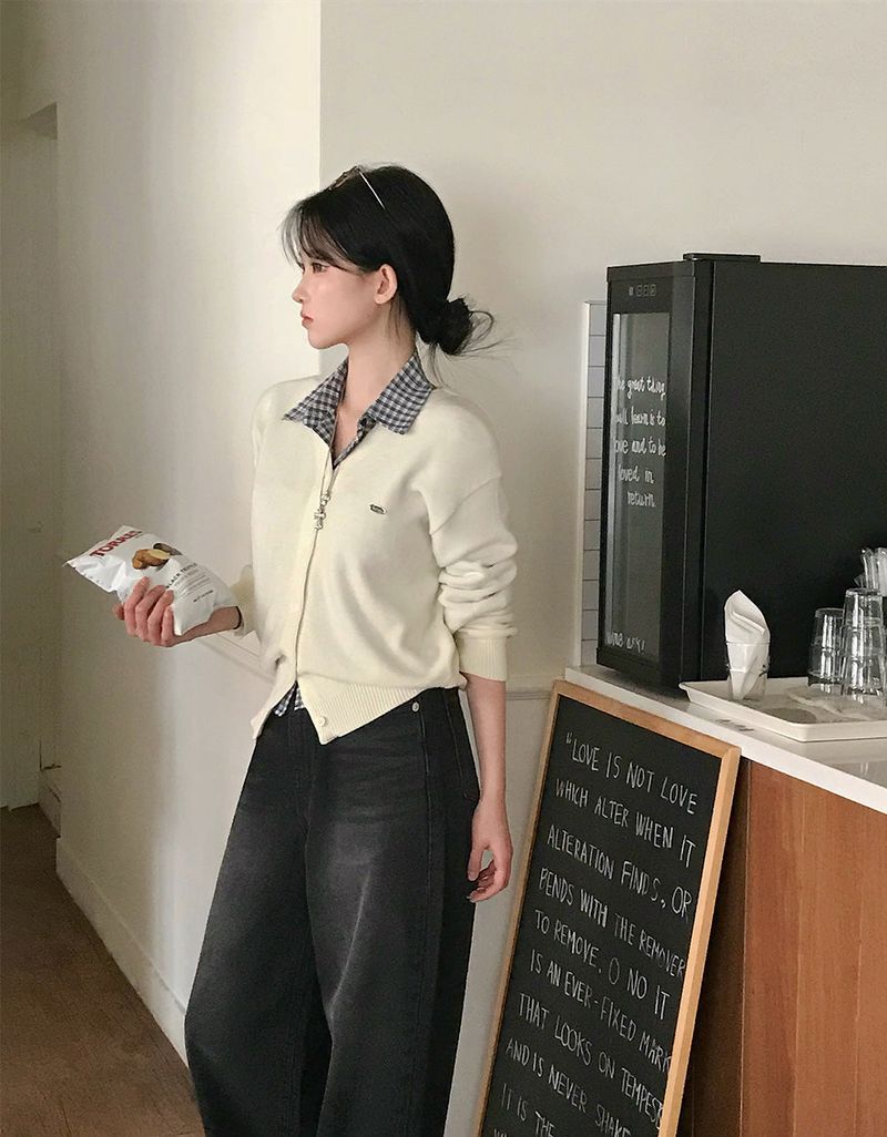 [bellide made] Merlin, Pendant V-neck Cardigan