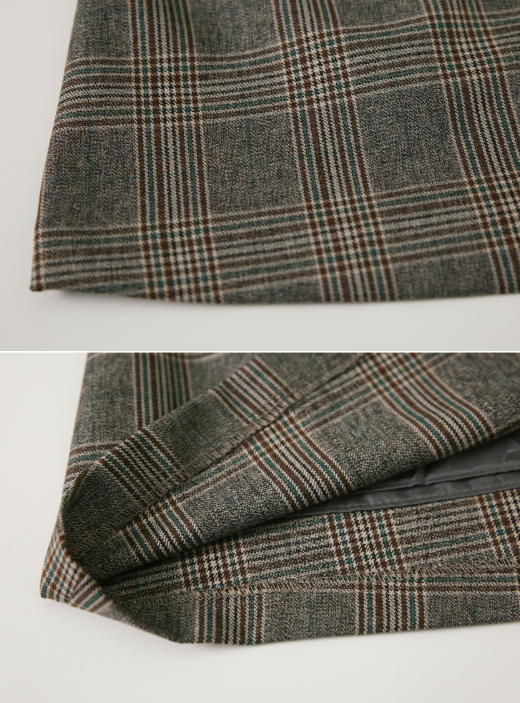 Classic Check Mini A-Line Skirt (2color)
