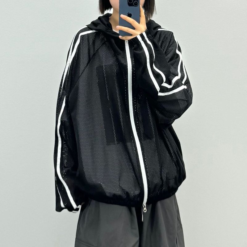 PEARCLAN(ペアクラン)の「mesh track hooded jacket(Jackets/Outerwear)」