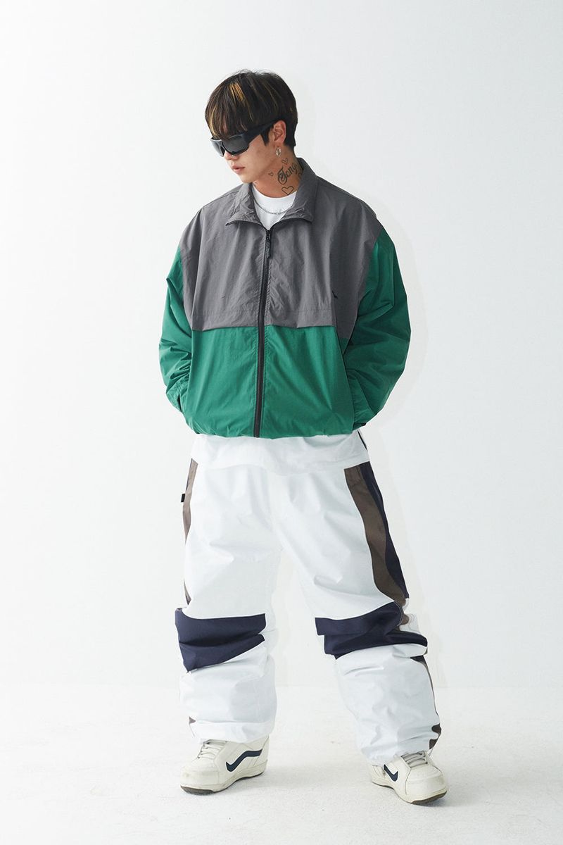 BSR2223FWJK057 MCS WIDE JACKET GRAY GREEN
