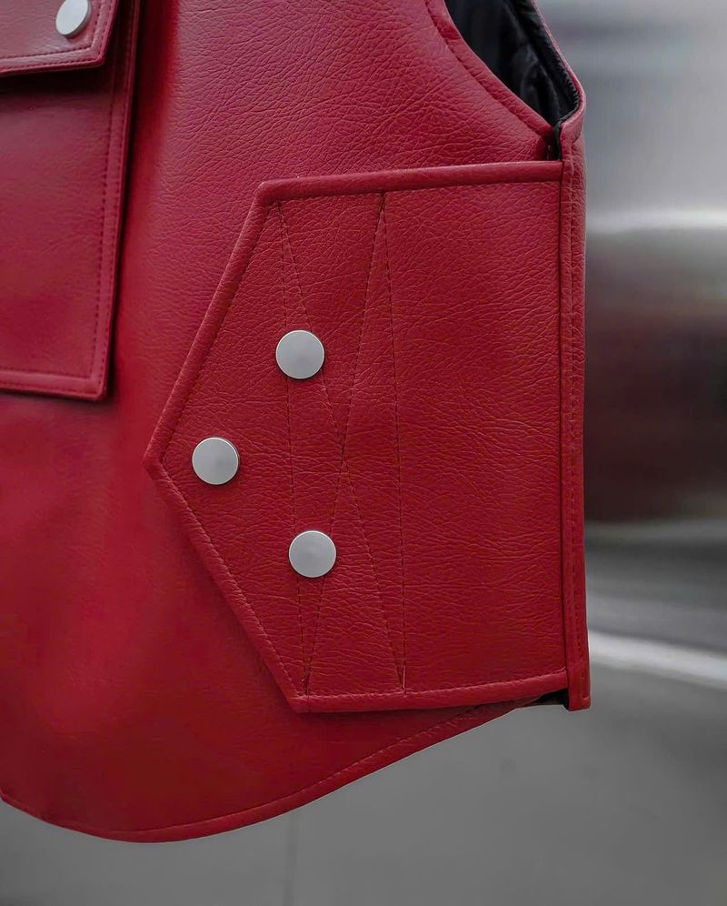 LEATHER BULLETPROOF GILE (Red)