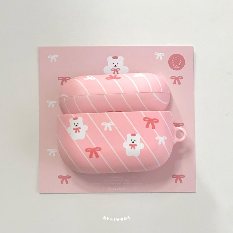 Chanibearの「Pink Ribbon Chanibear Airpods Case(Smartphone Accessories)」