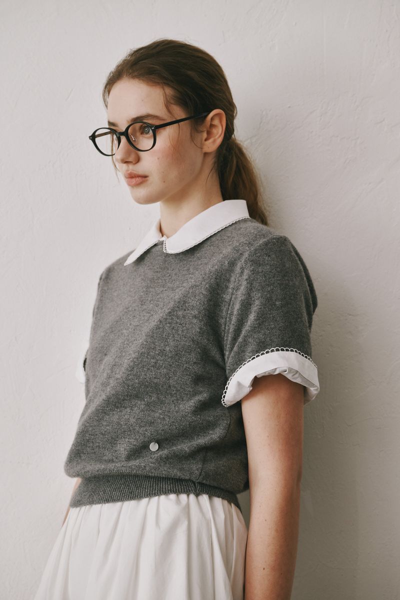 Camel round half knit (Camel)
