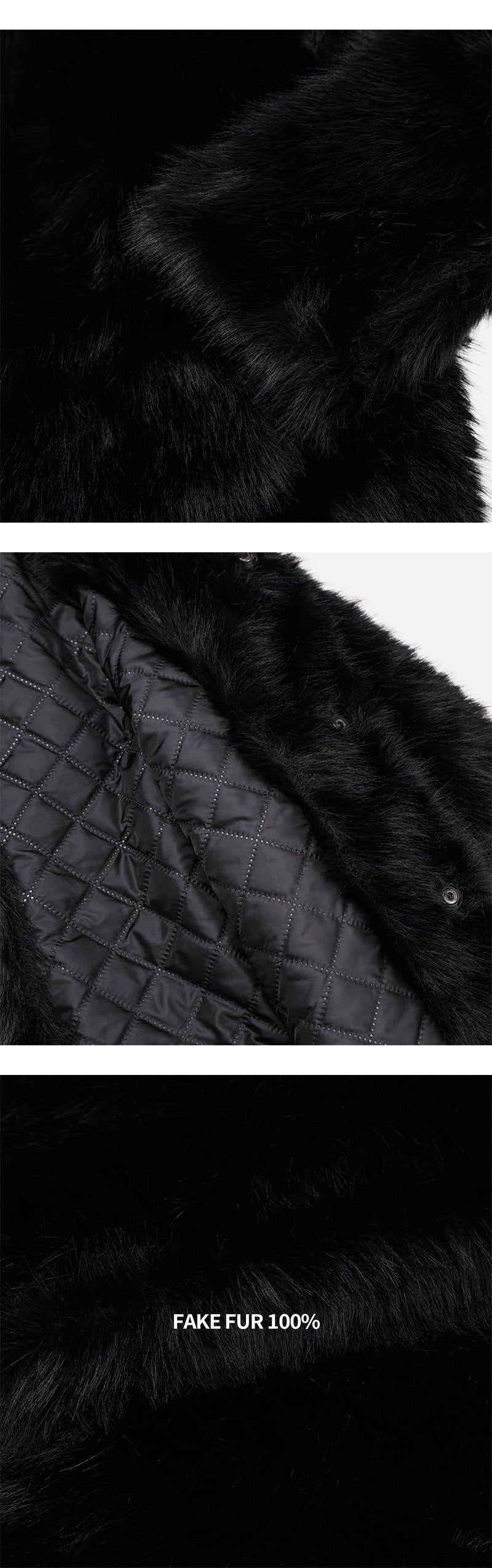 [Unisex] Off fur jacket