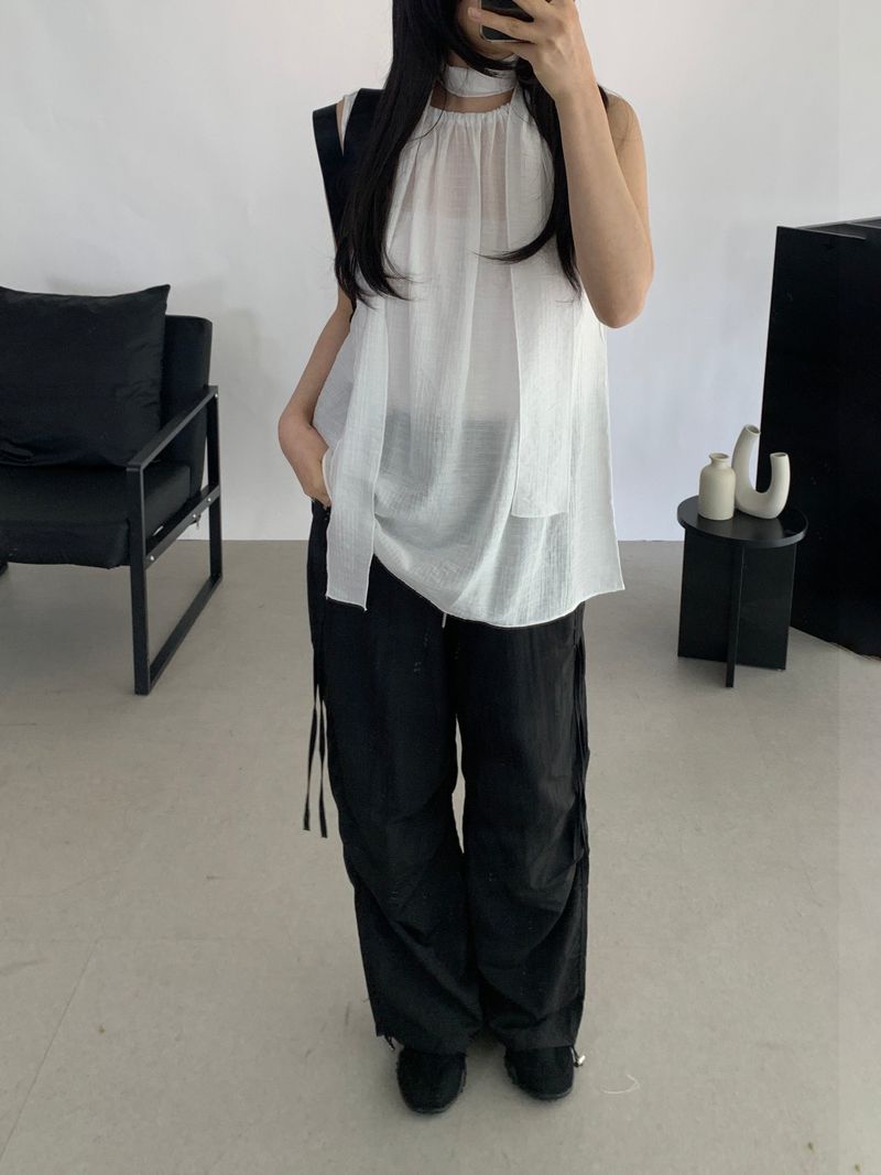 Nest String Banding Cargo Pants