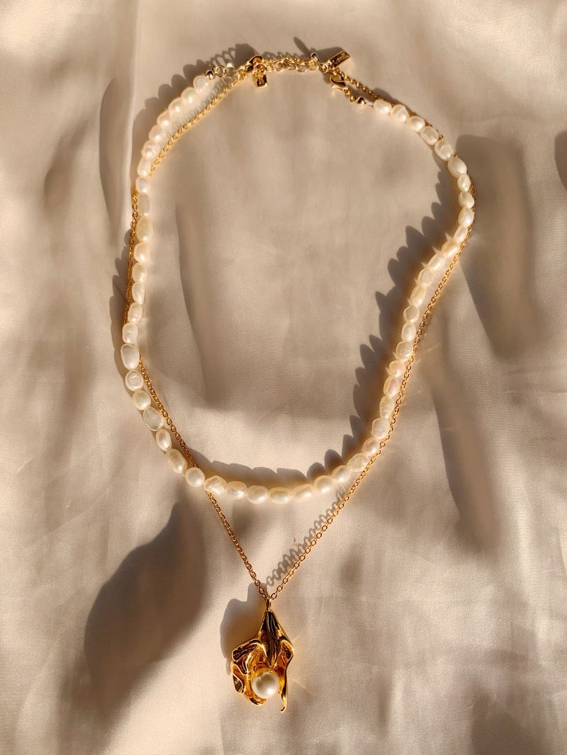 Sienna Pearl Necklace Set