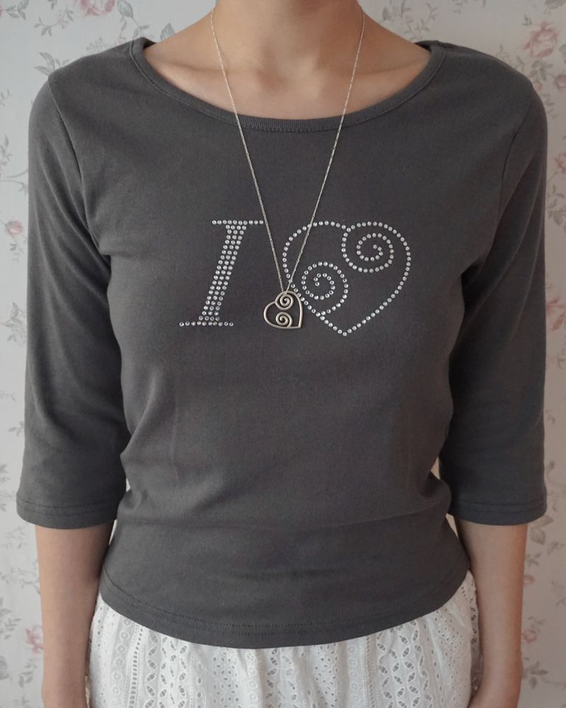 [925SILVER] MOOD LOOP HEART NECKLACE