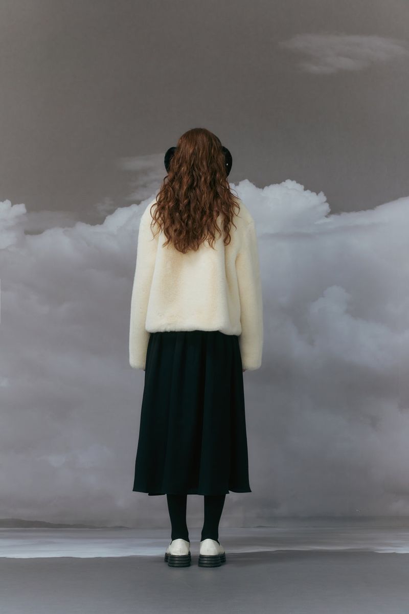 Eco fur jacket