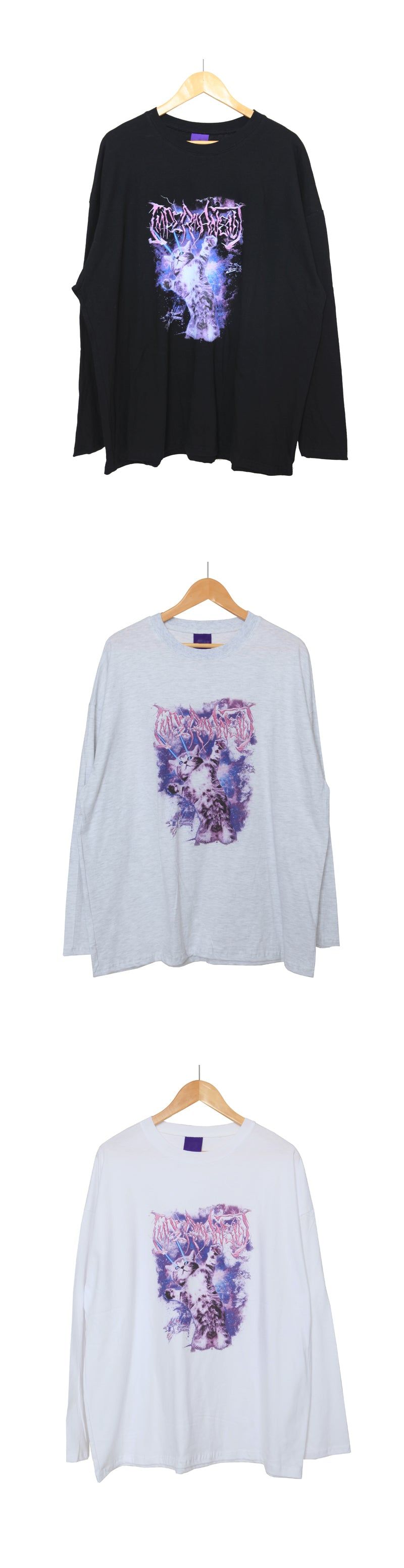 Cat Laser Long Sleeve T