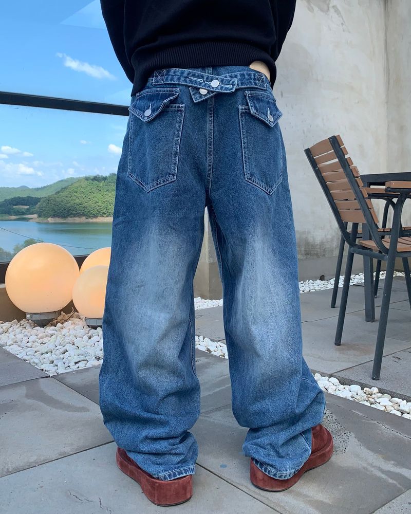 BONGJU（ボンジュ）の「シンチバックバルーンデニムパンツ（パンツ）」