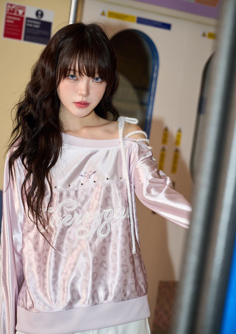 CHERRYQUIRI（チェリーキュリー）の「leopard lace uniform mtm - pink（Tops）」