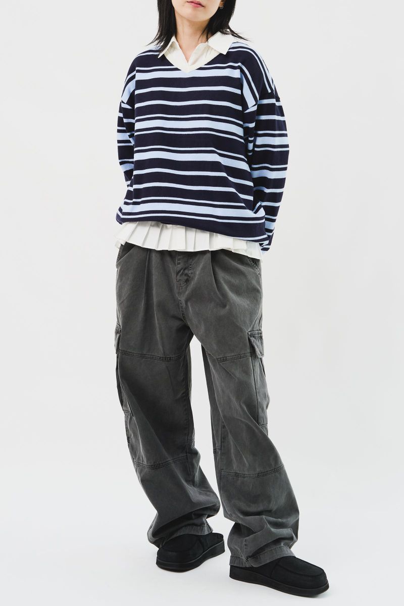 Tora Open Striped Knit (3color)