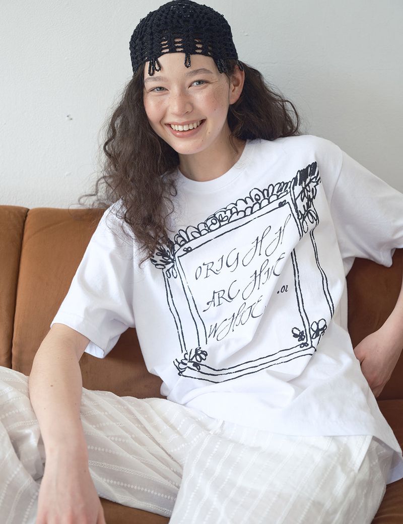 ORIGHH（オライ）の「フレイムグラフィックオーバーサイズTシャツ（トップス）」