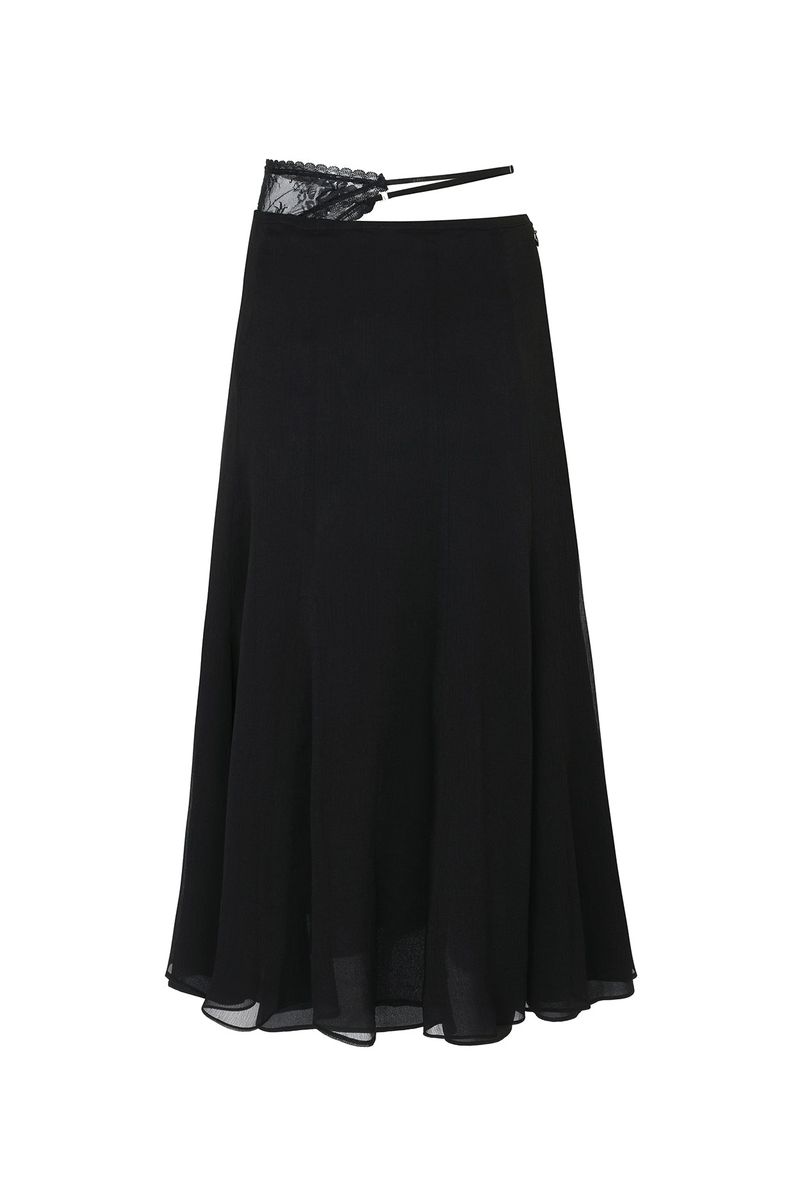 MOONFLOWER SKIRT black