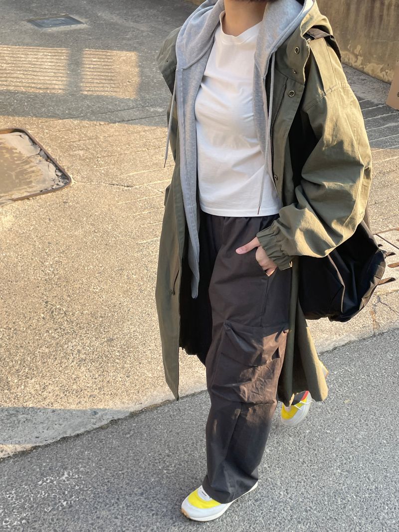 Pelee ash cargo pants