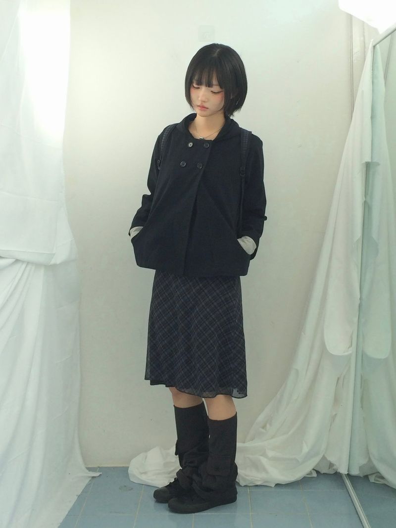 Modern Double A-Fit Short Coat