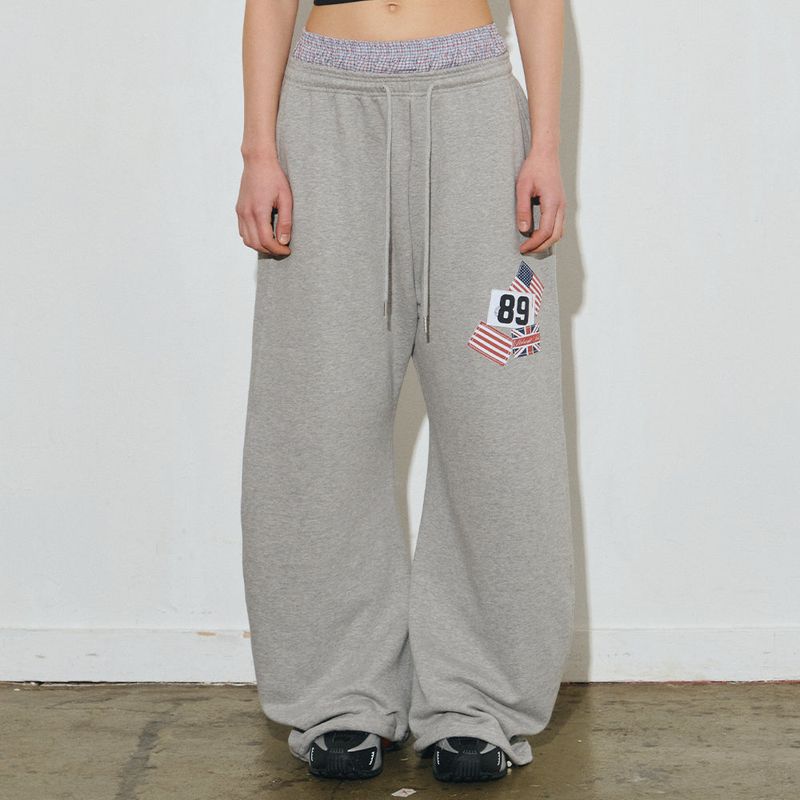 rd チェックパンツ (grey)