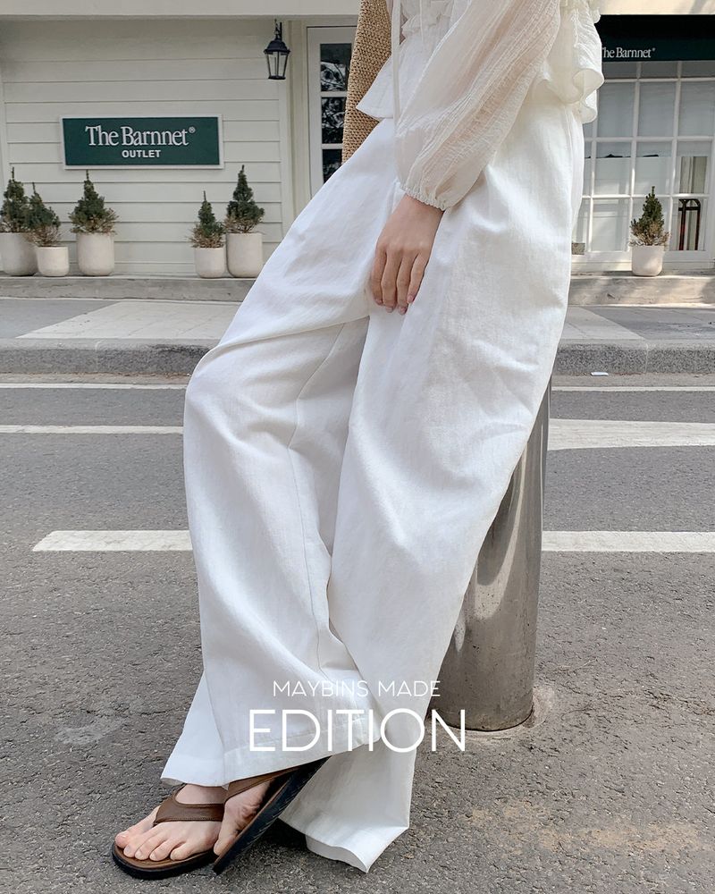[MADE] Chen lyocell wide slacks