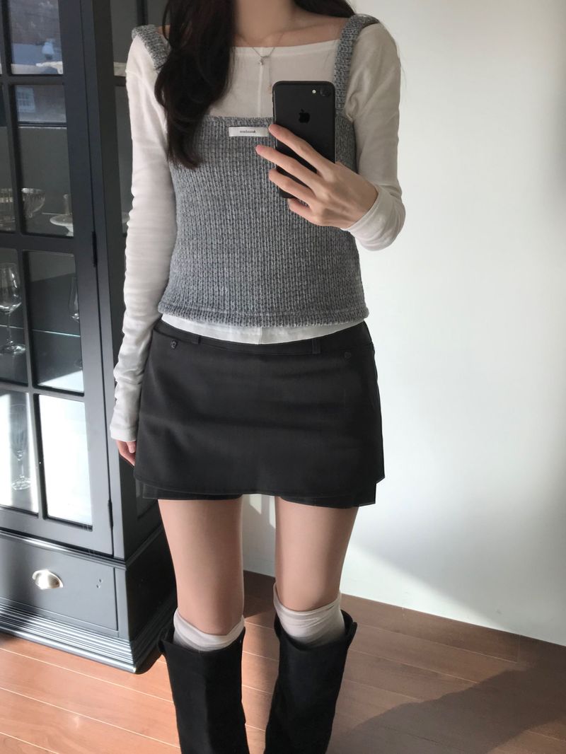 Ripple Knit Sleeveless (3 colors)