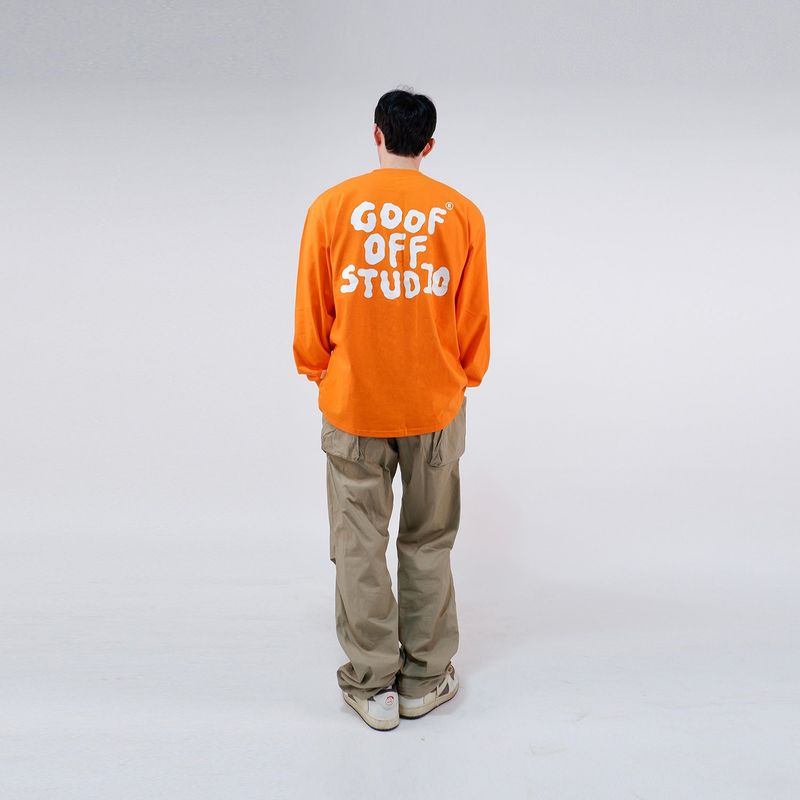 GF MAIN LOGO LONGSLEEVE - ( Orange )