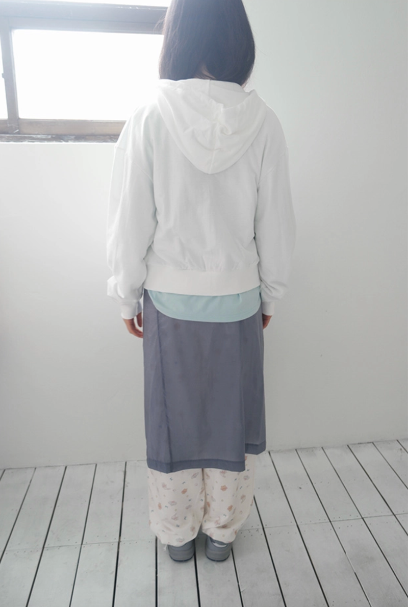 button line hoody (3c)
