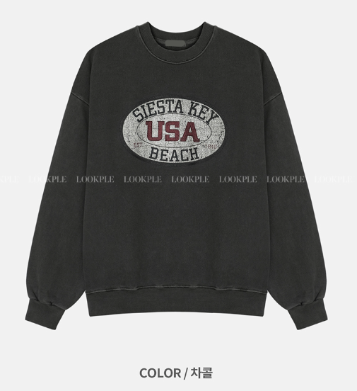 Muid USA Siesta Pigment Overfit Sweatshirt