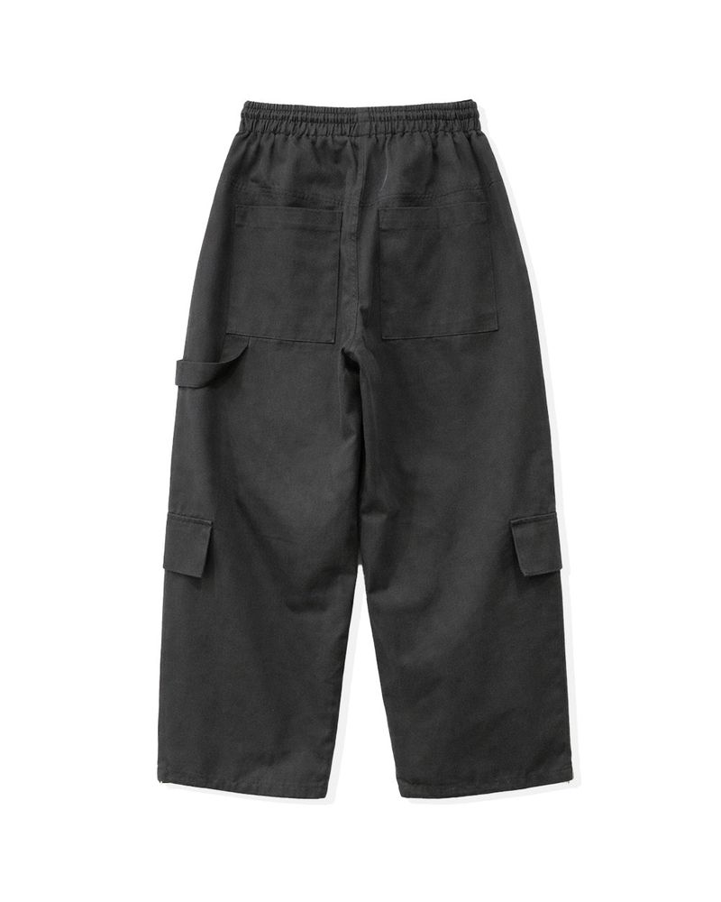 Utility Patch Wide Cargo Pants