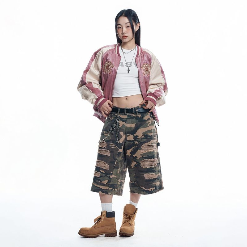 Washed Crop Scajan - PINK