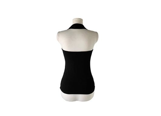 26SS★ [MADE] Pyoli Eyelet Halter Ribbed Sleeveless