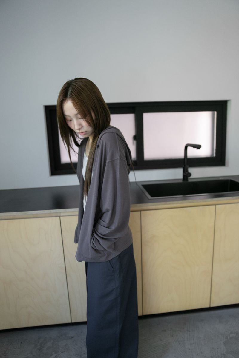 smooth hoodie zip-up(4colors)