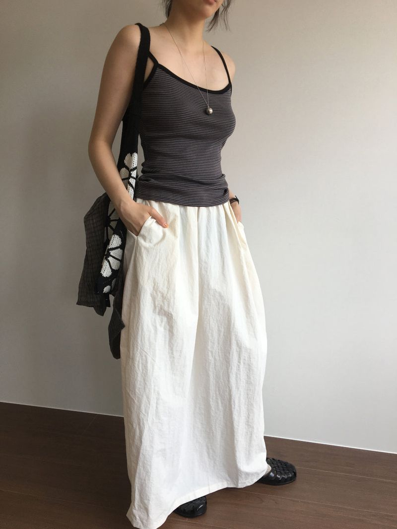 Ez Flower Knit Bag (2color)