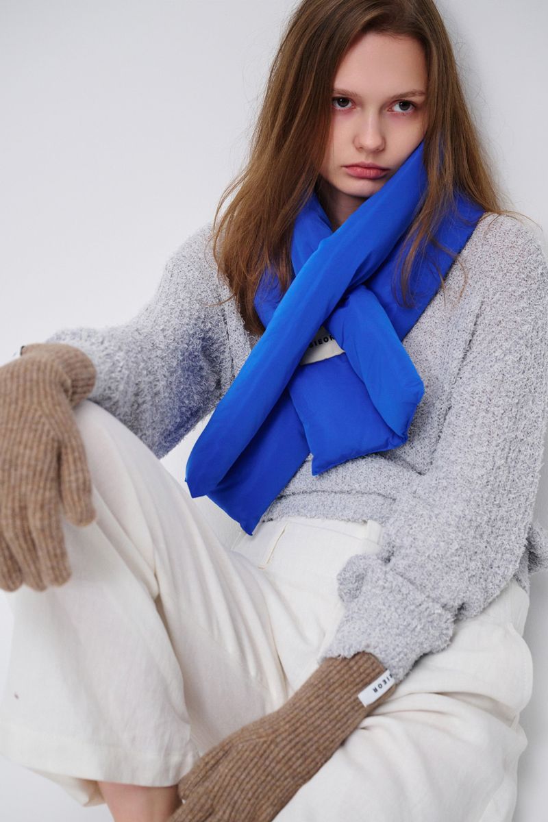CUDDLY muffler_blue