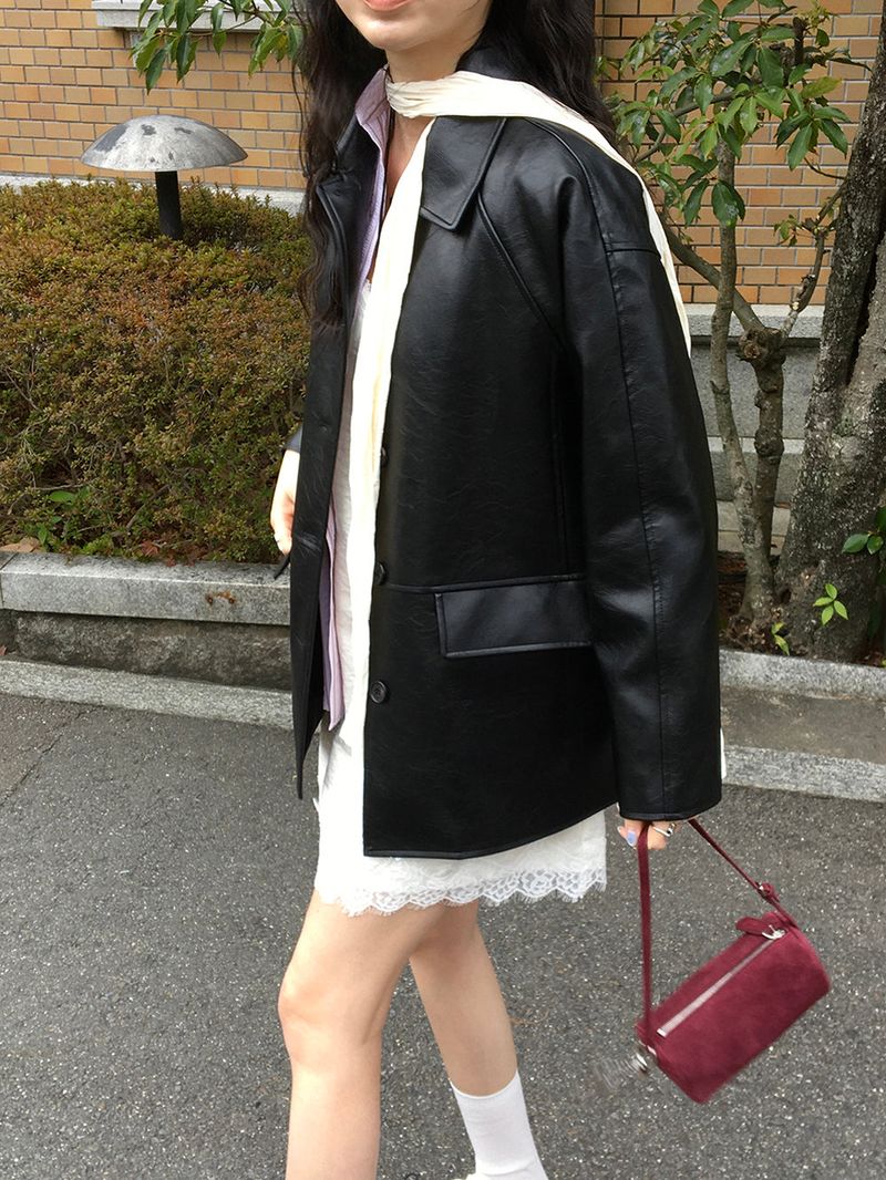 [MADE] ENTRY LEATHER JACKET