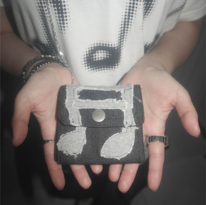 [MADE] mini music notes_ chain bag~*