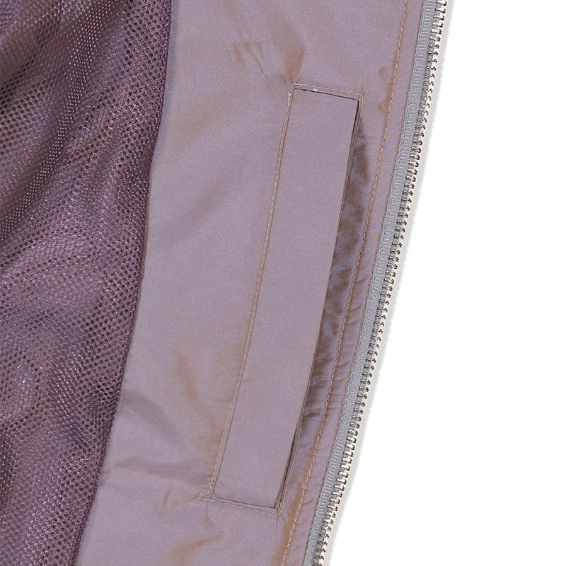 IRIDESCENT ZIP UP JACKET