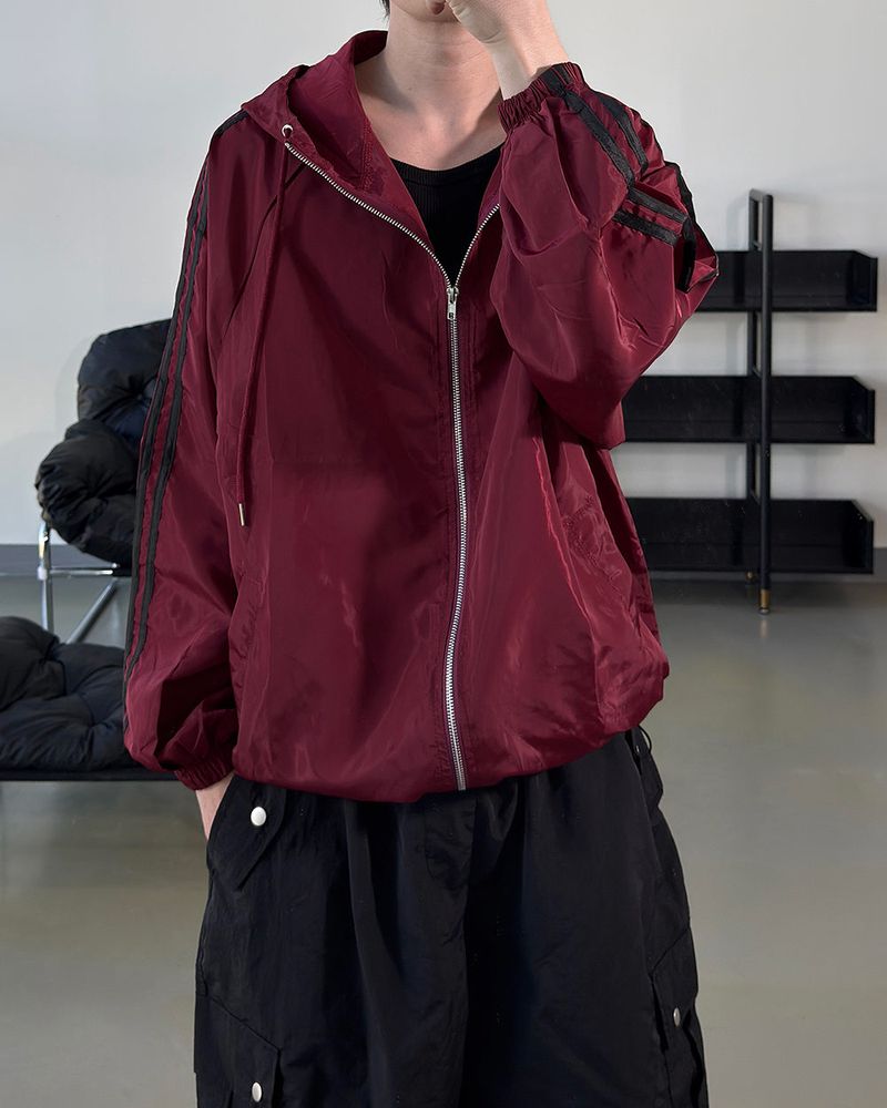 Dian Lightweight Hood Track Windbreaker