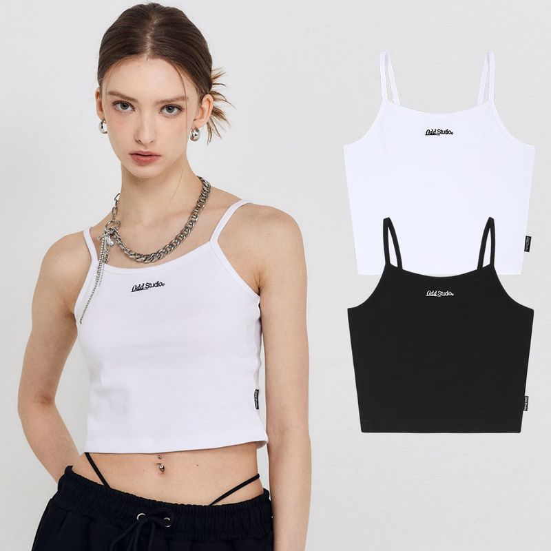 Odd Signature Logo Crop Top - 2 color