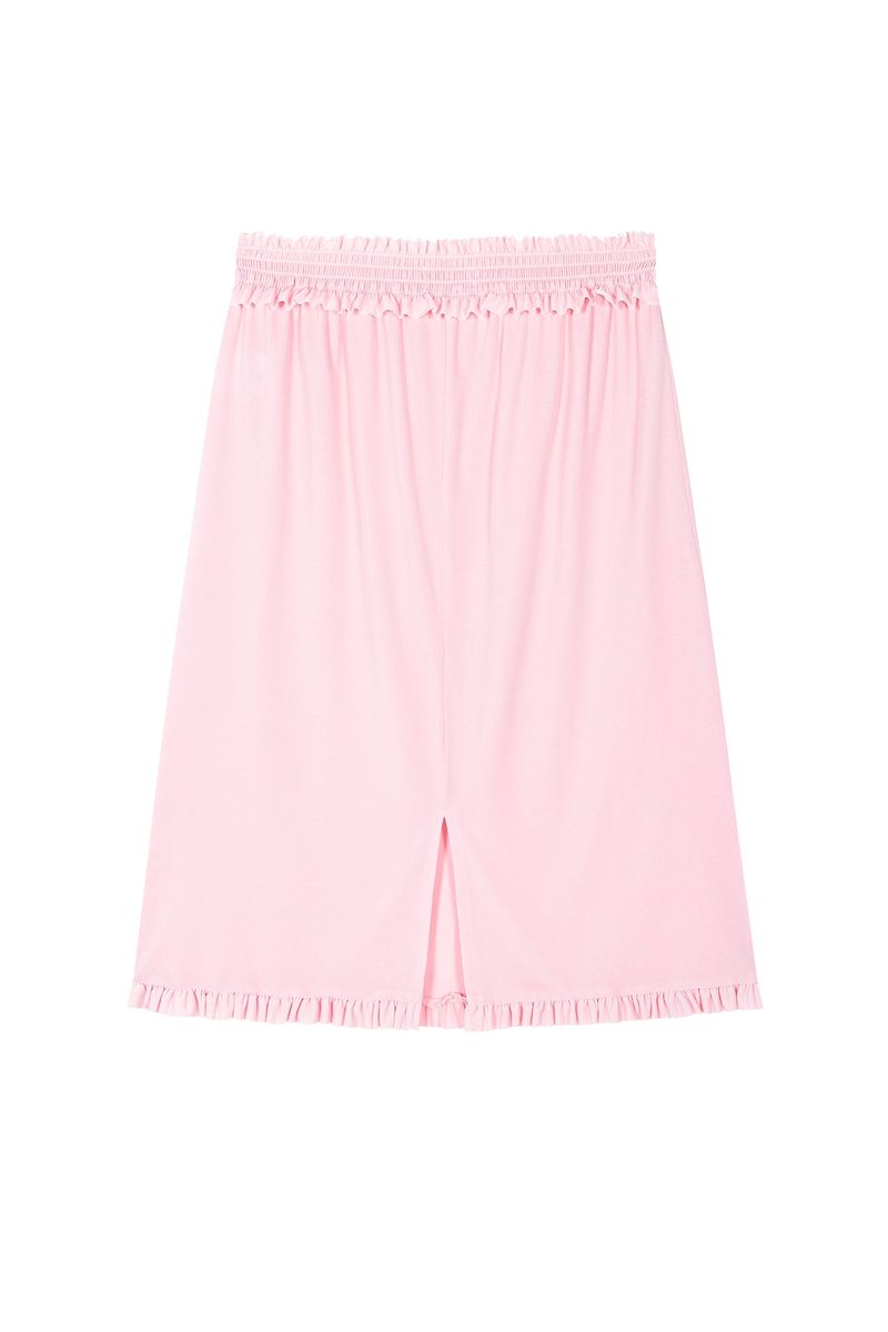 Overlace Layered Skirt [Pink]