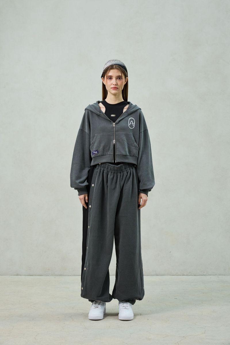 PITA SNAP OFF SWEAT PANTS / CHARCOAL