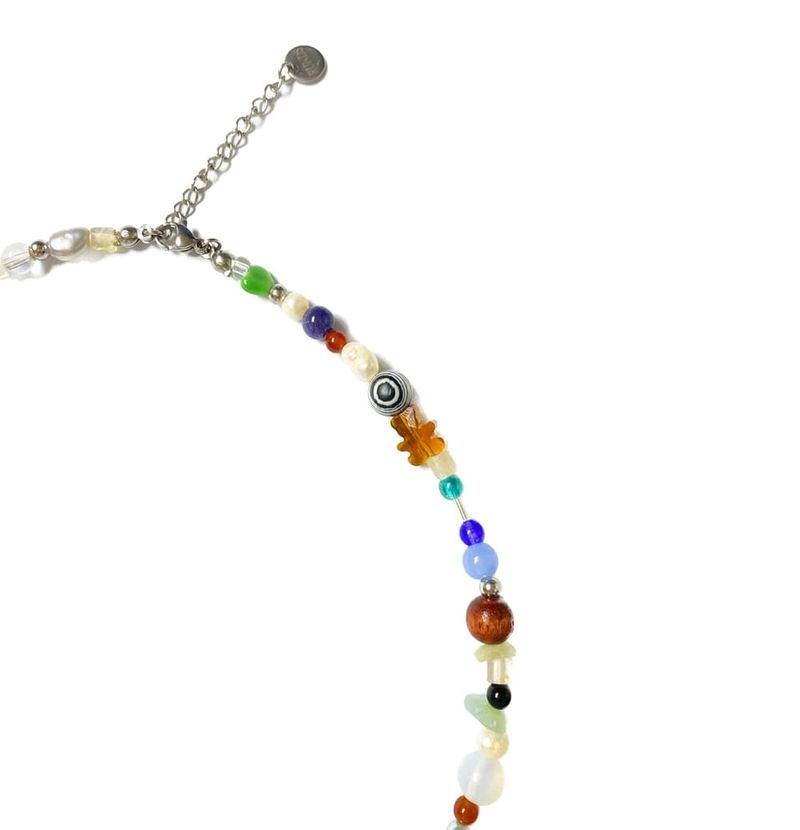 mix gemstone necklace