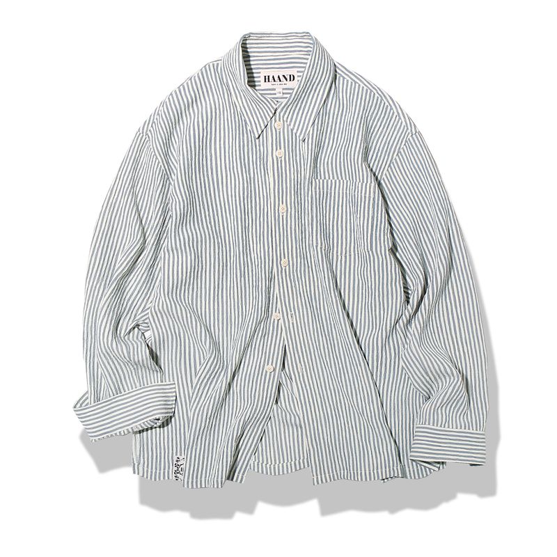 Crinkle Stripe Shirt