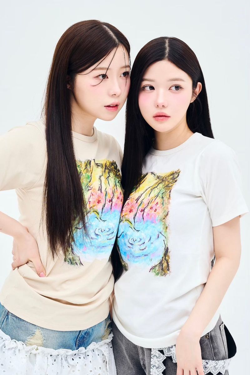 made of silk（メイドオブシルク）の「Illustration TEE（Tops）」
