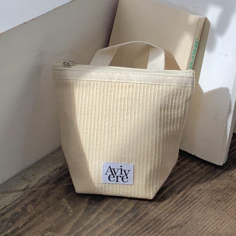 Avivere(アビベール)の「classic pouch_stripe handle yellow(Miscellaneous Goods/Stationery)」
