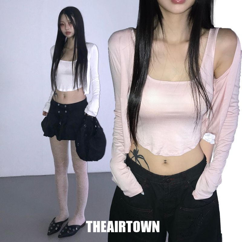 THEAIRTOWN（ザエアータウン）の「ナインカーディガンセット(2 color) （トップス）」