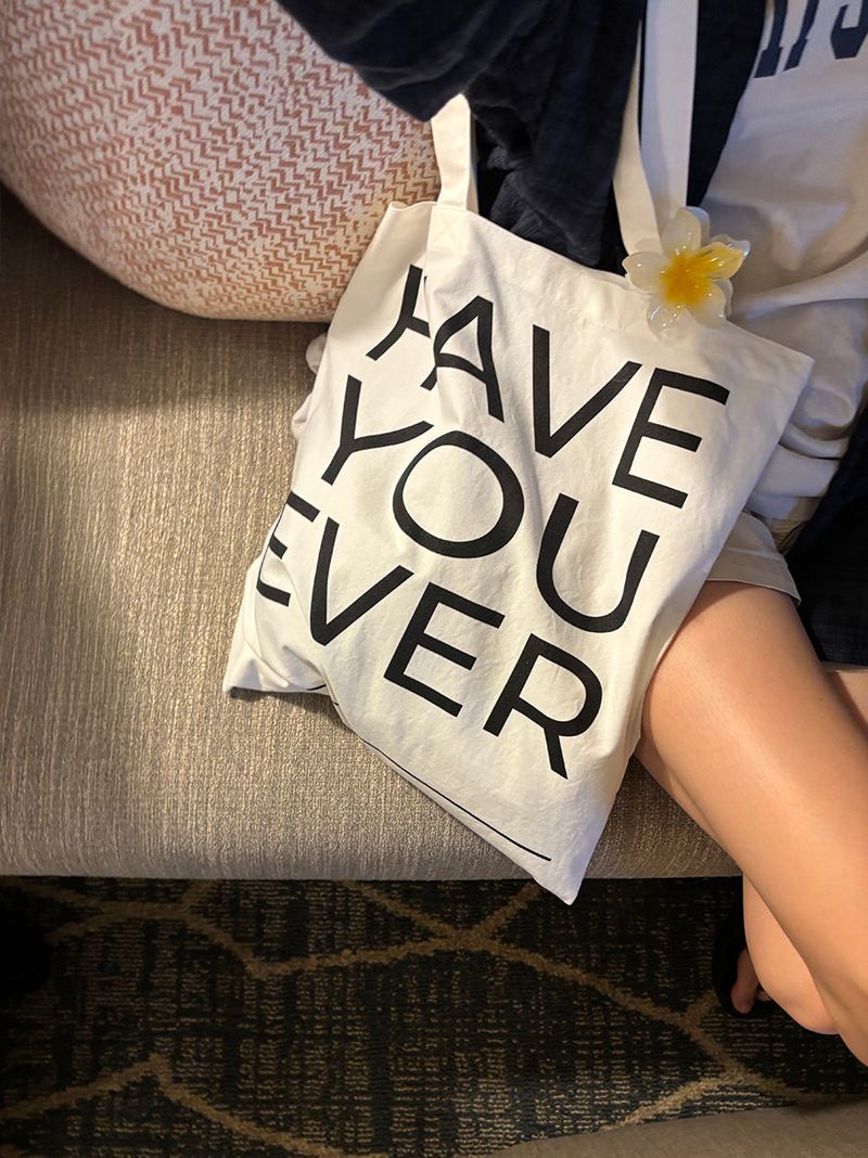 Lettering eco bag