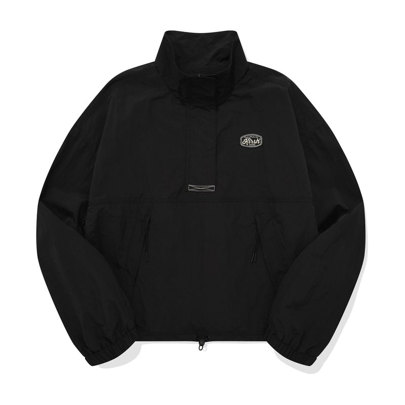 UNI LOGO WAPPEN ANORAK [BLACK]
