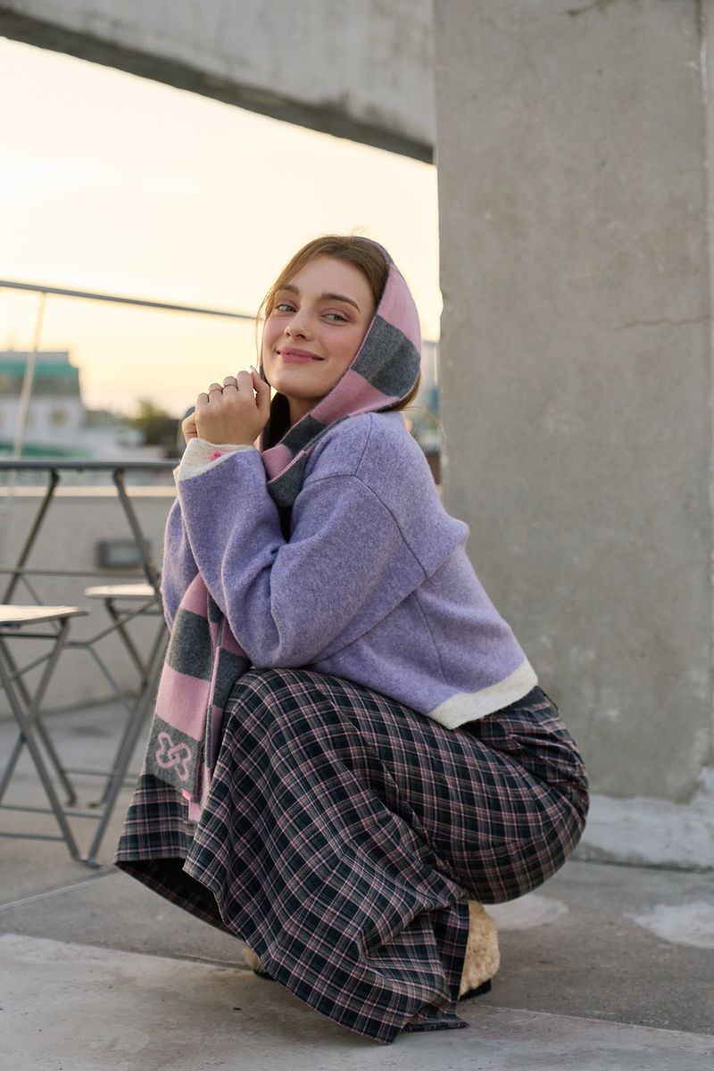 MP SYMBOL LOGO KNIT LAVENDER